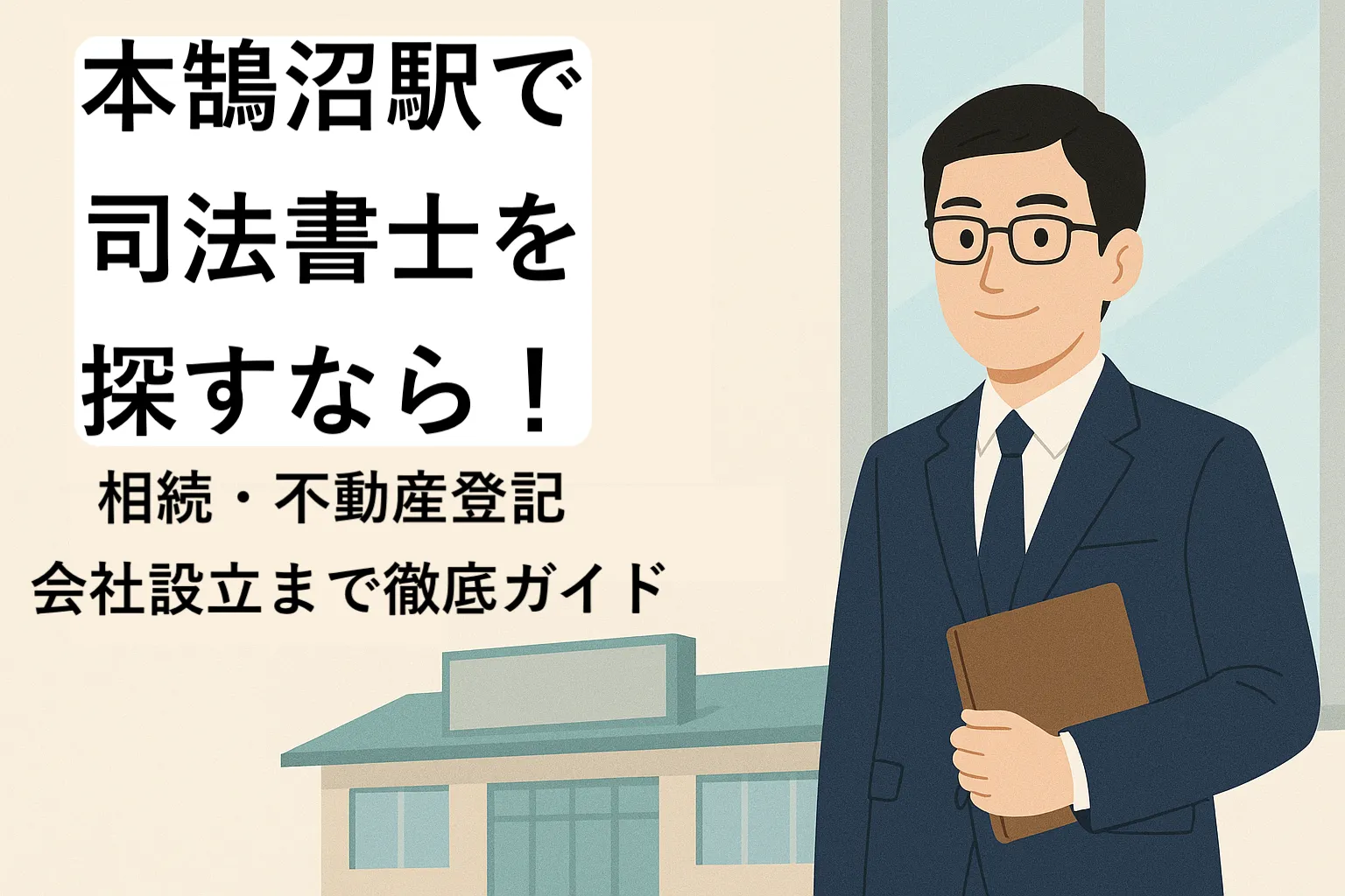 本鵠沼駅で司法書士を探すなら！相続・不動産登記・会社設立まで徹底ガイド