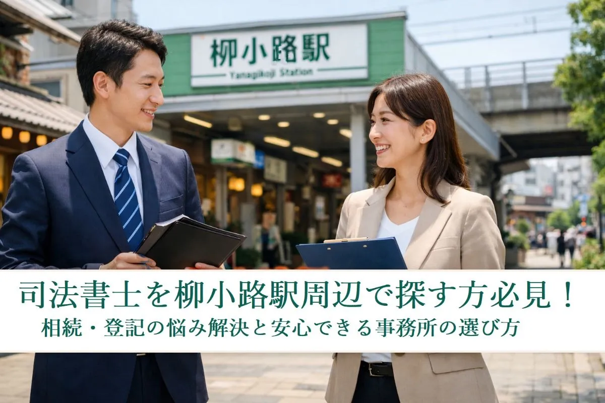 司法書士を柳小路駅周辺で探す方必見！相続・登記の悩み解決と安心できる事務所の選び方