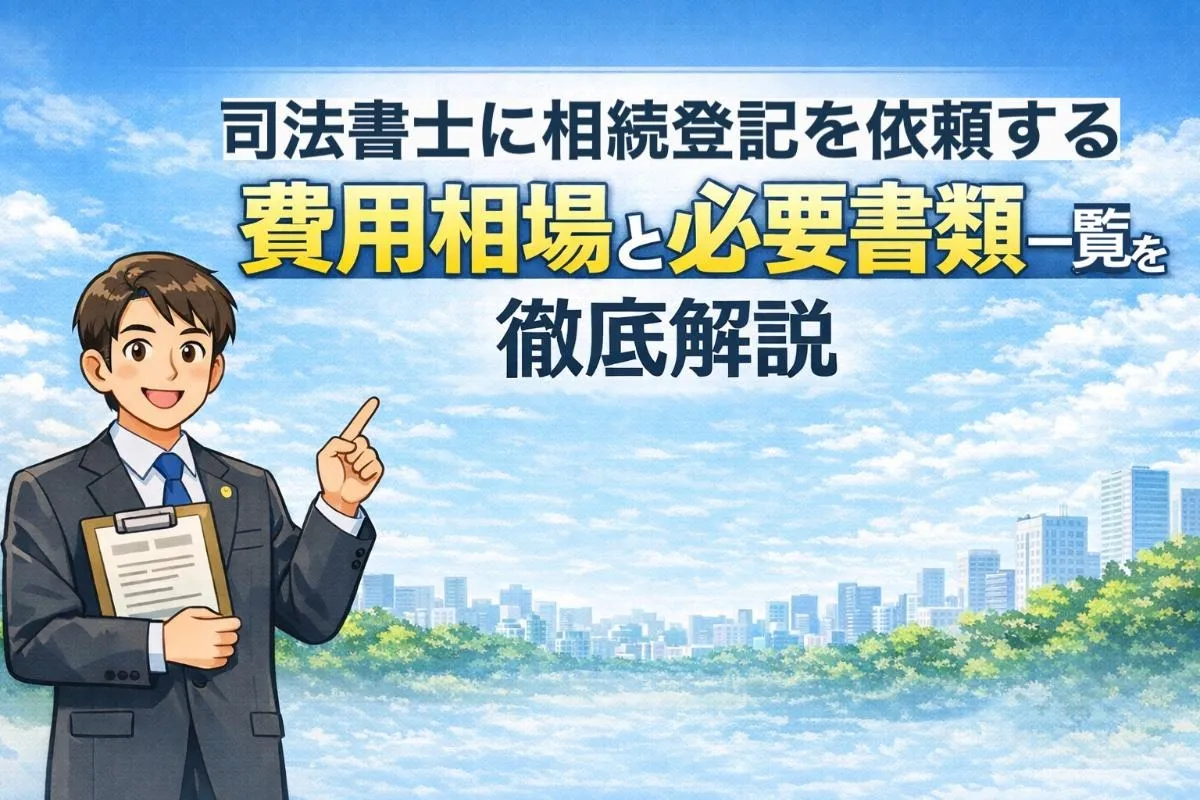 司法書士に相続登記を依頼する費用相場と必要書類一覧を徹底解説