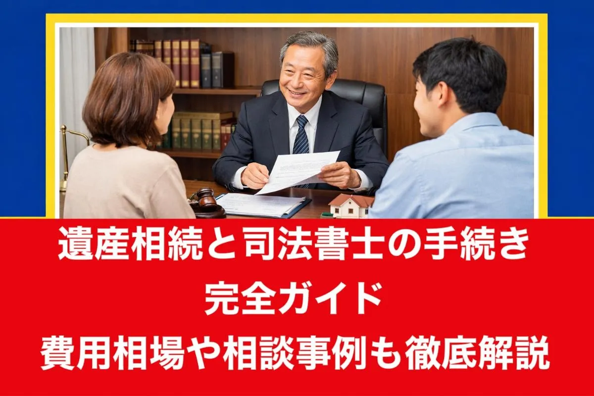 遺産相続と司法書士の手続き完全ガイド 費用相場や相談事例も徹底解説